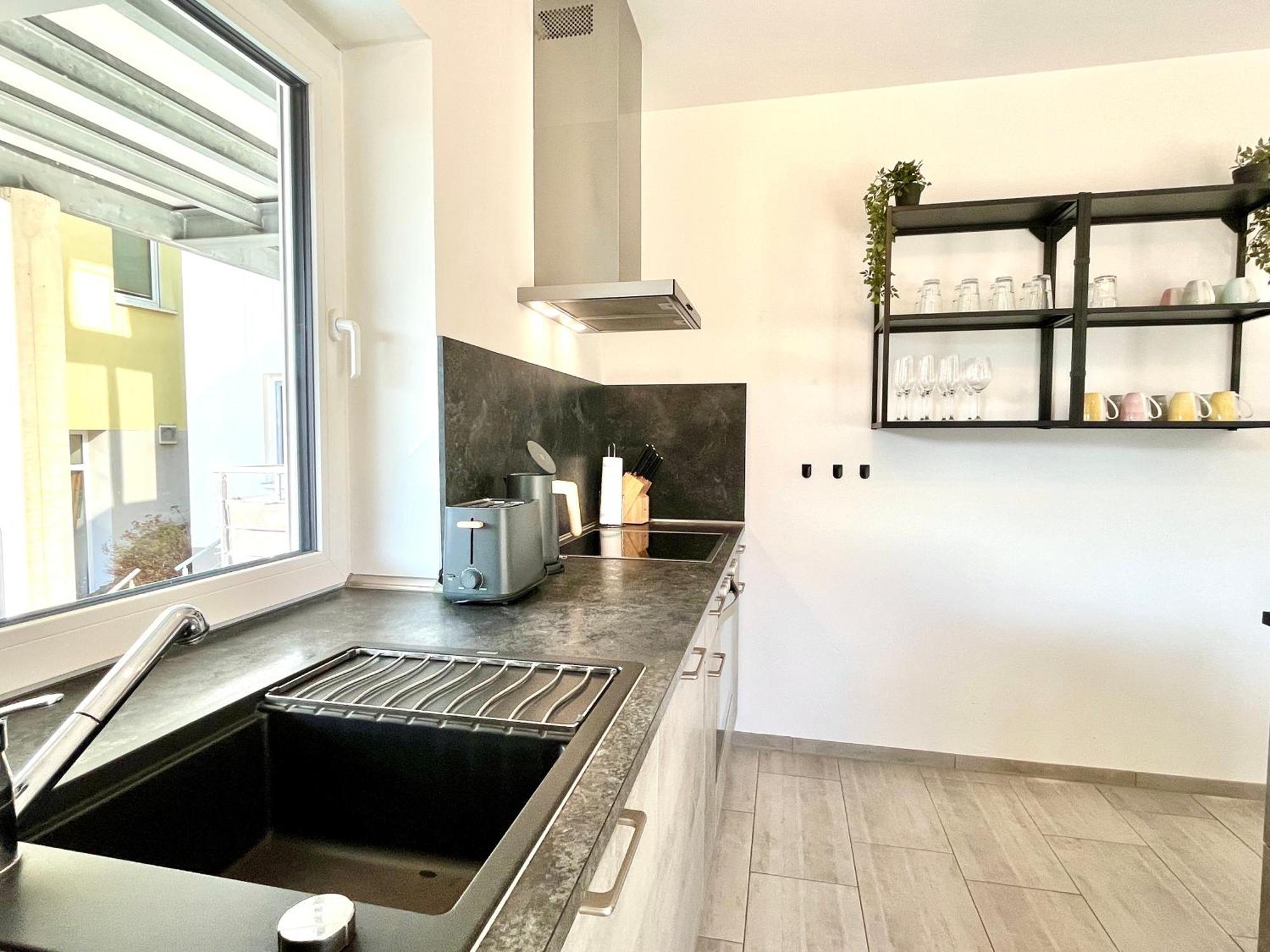 Ferienwohnung Moseltraum, 1-6 Pers, Mit 3 Schlafzimmer Und Panoramabalkon Müden Esterno foto