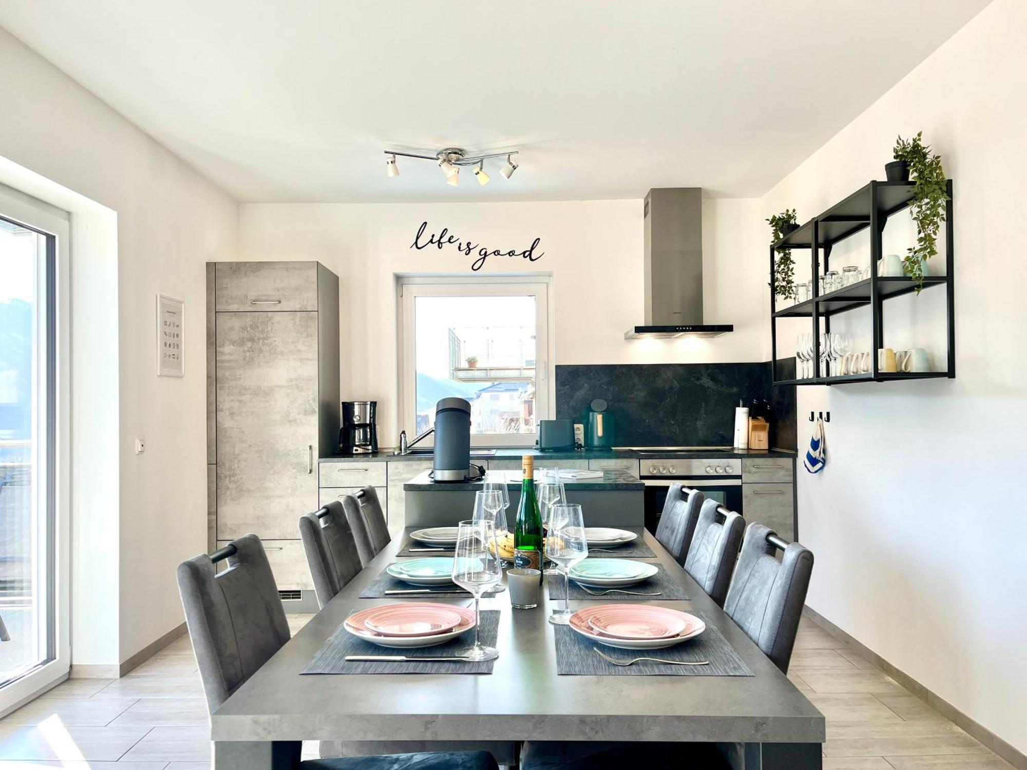 Ferienwohnung Moseltraum, 1-6 Pers, Mit 3 Schlafzimmer Und Panoramabalkon Müden Esterno foto