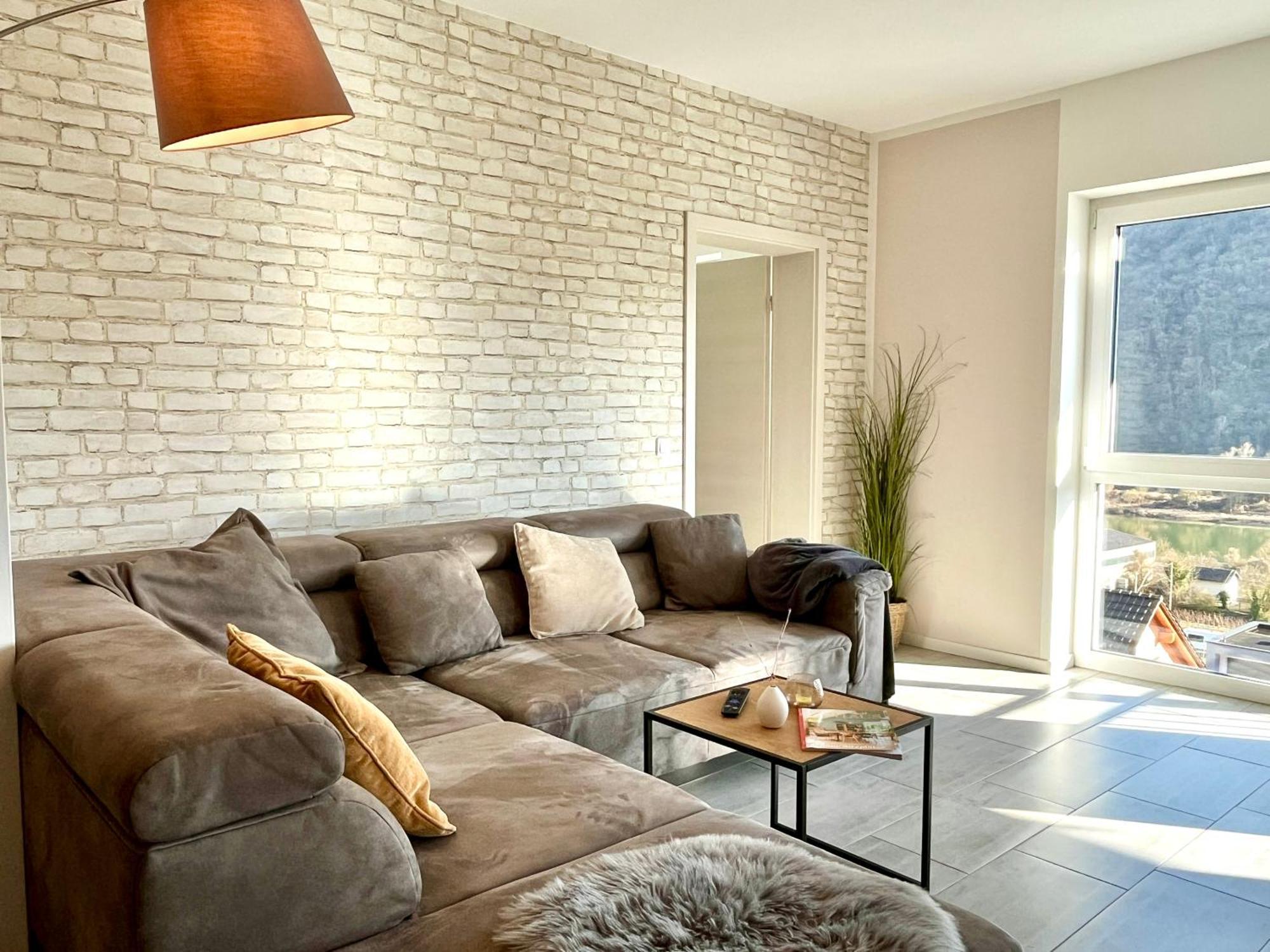 Ferienwohnung Moseltraum, 1-6 Pers, Mit 3 Schlafzimmer Und Panoramabalkon Müden Esterno foto